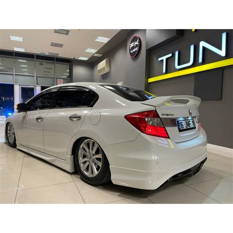 HONDA CİVİC FB7 BODY KİT CUSTOM MODEL 2012 2016 plastik boyasız FK