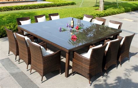 Outdoor dining sets for 12 | Hawk Haven