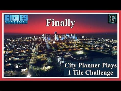 Cities Skylines City Planner Plays 1 Tile Challenge More High Density