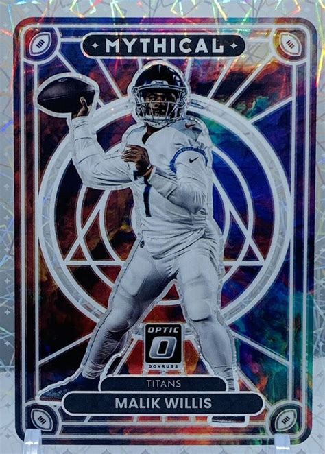 Malik Willis Optic M Mythical Price Guide Sports Card Investor