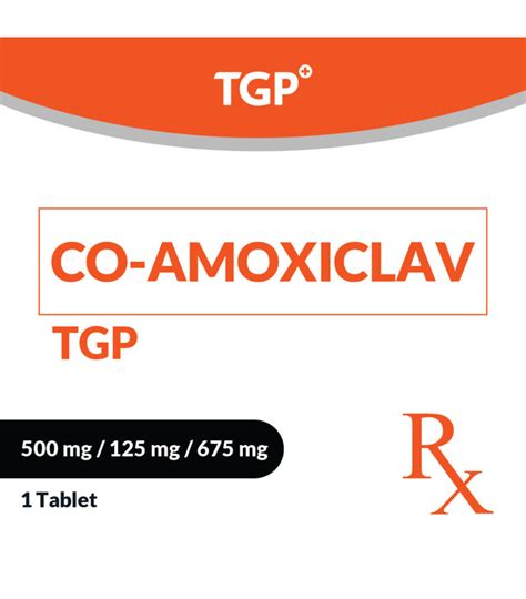 Rx Tgp Co Amoxiclav Mg Mg Mg Tablet