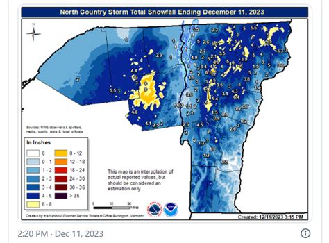 Heavy Snow Falls in Burlington, Vermont - Cold Weather Report