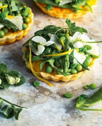 Asparagus Pea Parmesan Custard Tarts Cuisine Magazine From New