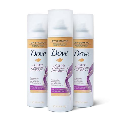 Dove Dry Shampoo Volume And Fullness 3 Count Hair Treatment For Oily Hair Cleansing