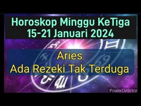 Aries Minggu Ke Tiga 15 21 Januari 2024 Lengkap Up To Date Akurat