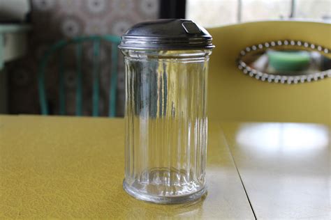 Retro Sugar Shaker Sugar Pourer Sugar Jar Gemco Glass Sugar Etsy