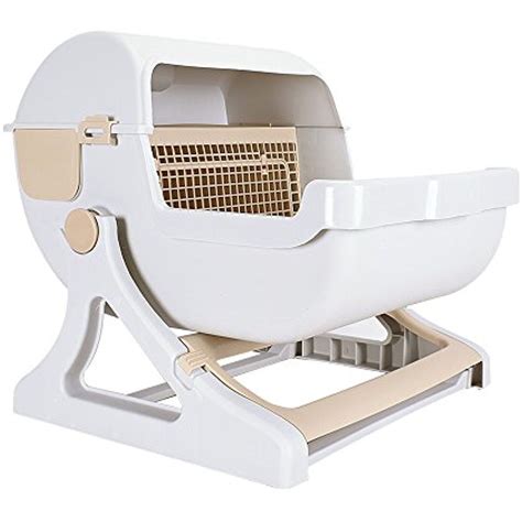 Hardware Luxury Cat Toilet Do4u Semi Automatic Quick Cleaning Cat