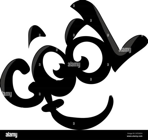 Dessin animé Cool Text effet Vector Illustration Image Vectorielle ...