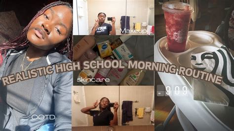 My Realistic High School Morning Routine Skincare Makeup Gram Ootd