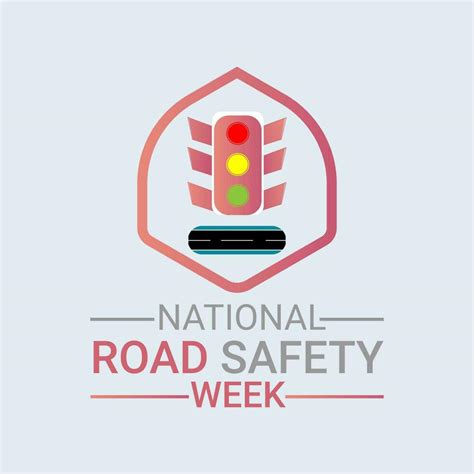 Vector Illustration On The Theme Of National Road Safety Week Observed