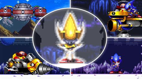 Sonic Hoshi All Bosses Sonic Fan Games Gameplay Youtube