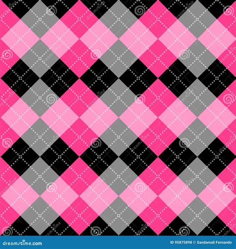 Seamless Argyle Pattern Royalty Free Stock Photo