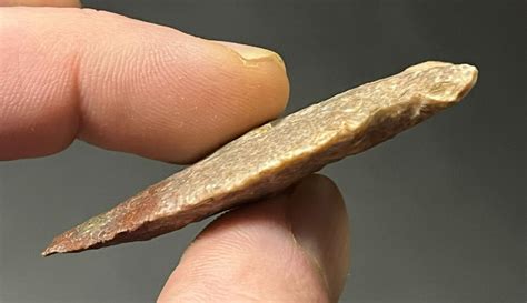 Exceptional Hickory Ridge Point Missouri Arrowhead Authentic Indian