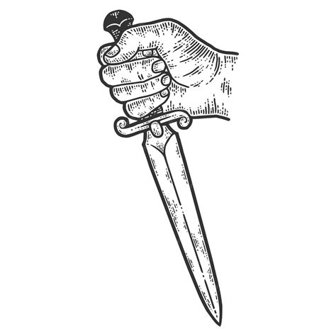 Macbeth Dagger Drawing