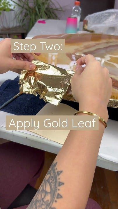 How To Use And Apply Gold Leaf Shorts Diy In 2024 Faux Gold Leaf