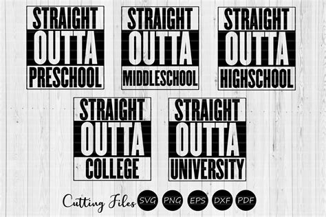 Straight Outta Graduation Bundle Graphic By Hd Art Workshop · Creative