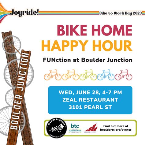 Function At Boulder Junction Bike Home Happy Hour Boulder Chamber