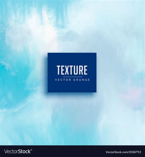 Light Blue Watercolor Texture Background Vector Image