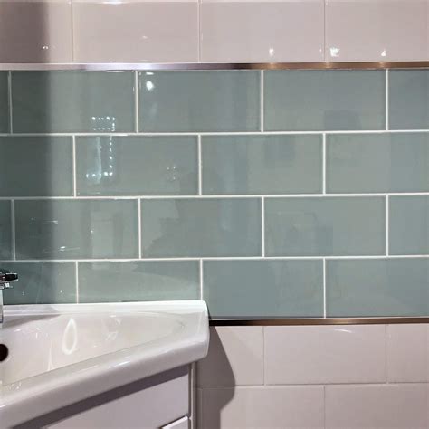 Devon Fern Brick Gloss Wall Tile X Cm Veggfliser Fliser