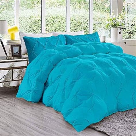 Hoomhibiu Pinch Pleated Cotton Comforter Lightweight All Season Down