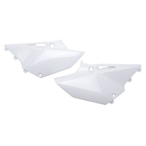 Polisport Restyle Side Panels Number Plates White Fits YAMAHA YZ125