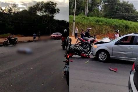 Veja V Deo Motociclista E Passageira Morrem Em Grave Acidente Na