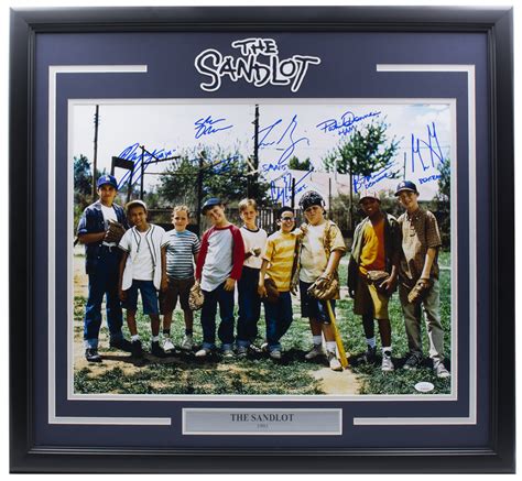 The Sandlot Custom Framed Photo Display Cast Signed By 8 With Tom