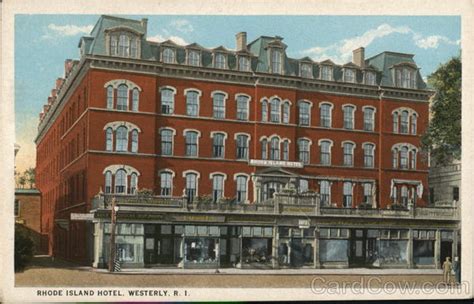 Rhode Island Hotel Westerly, RI Postcard