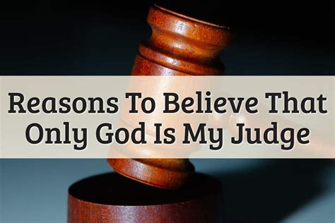 God Is My Judge Basic Steps To Focus Only On Him