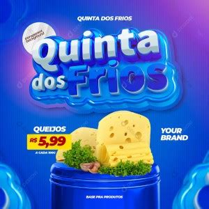 Post Supermercado Quinta dos Frios Produto Social Media PSD Editável