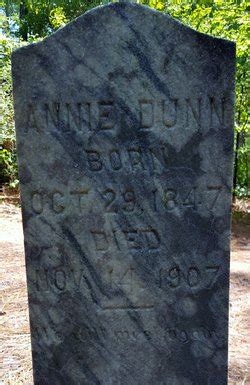 Annie Britt Dunn M Morial Find A Grave