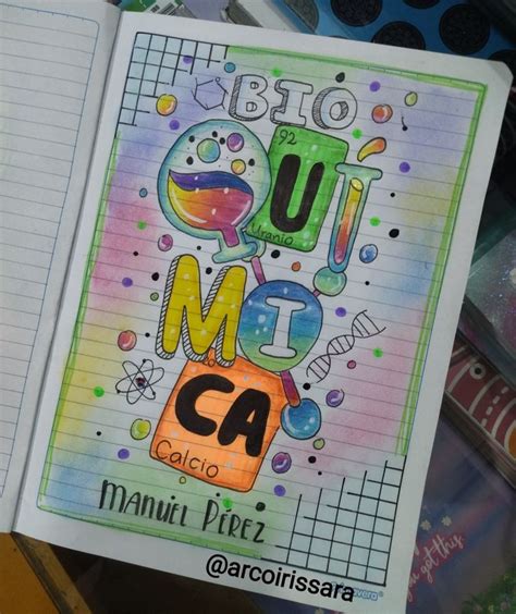 Portada Bioqu Mica Caratulas Para Cuadernos Escolares Formas De