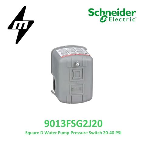 Schneider Electric 9013FSG2J20 SQUARE D Pumptrol Water Pump Pressure