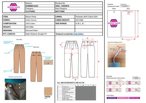 C Mo Hacer Una Ficha T Cnica De Ropa Alphadventure