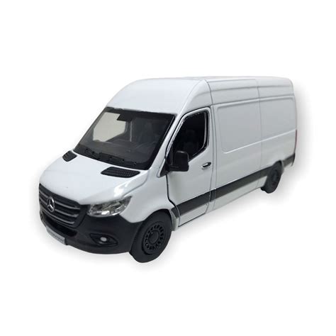 Carro Miniatura Carrinho Ferro Van Mercedes Benz Sprinter Transporte