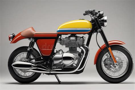 Motorcycle On Gray Background Stock Illustration Illustration Of Bike