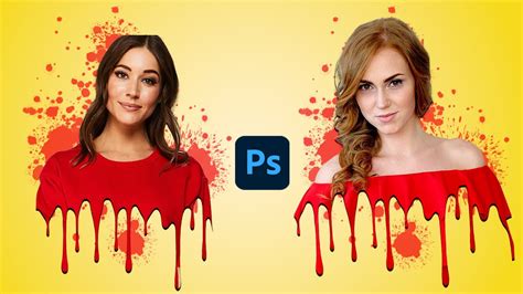 How To Make Dripping Effect Splatter Effect Photoshop Editing