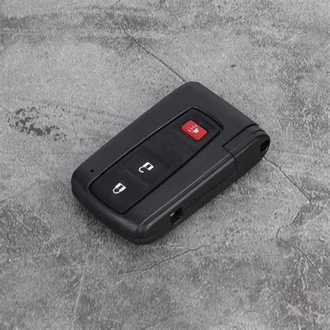 Key Fob Case Car Remote Flip Key Fob Shell Case Abs Black Fit For