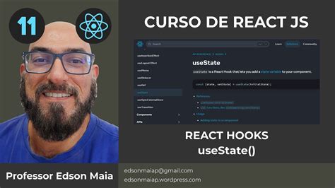 Curso De React JS Aula 11 React Hooks UseState YouTube