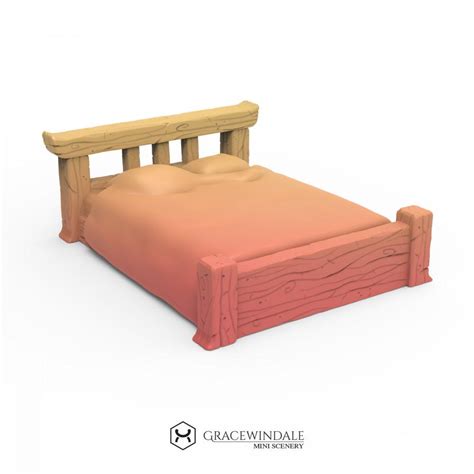 Double Bed 3d Model By Gracewindale On Thangs