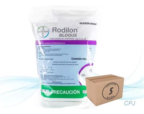 Rodilon Bloque De Kg Bayer Rodenticida Ratas Kg Cpj