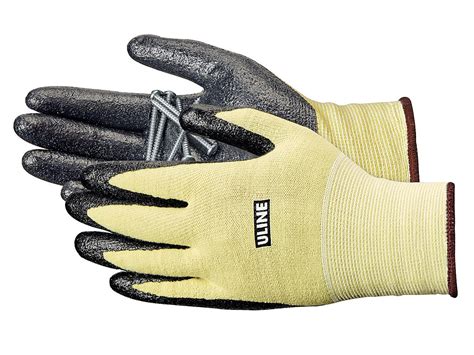 Uline Foam Nitrile Coated Kevlar® Cut Resistant Gloves - Large S-16858L - Uline