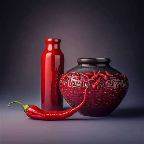 Premium Photo Chili Vase