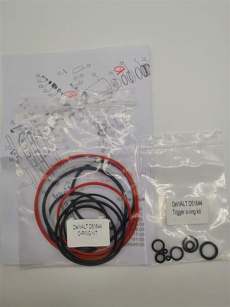 O Ring Replacement Rebuild Kit For D Framing Nailer Universal And