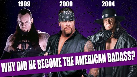 Why Did The Undertaker Become The American Badass Youtube