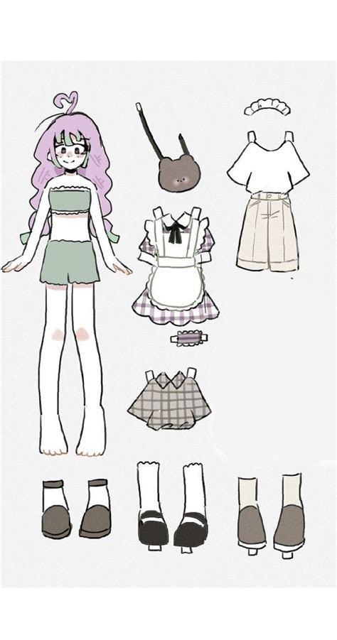 Anime Paper Doll Template Dev Onallcylinders