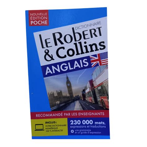 Dictionnaire Le Robert Et Collins Anglais