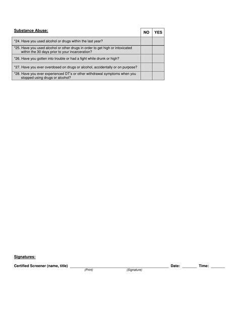 Georgia United States Mental Health Screening Form Fill Out Sign