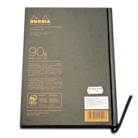 Rhodia Hardcover Notebook A5, graph – Scribe Market