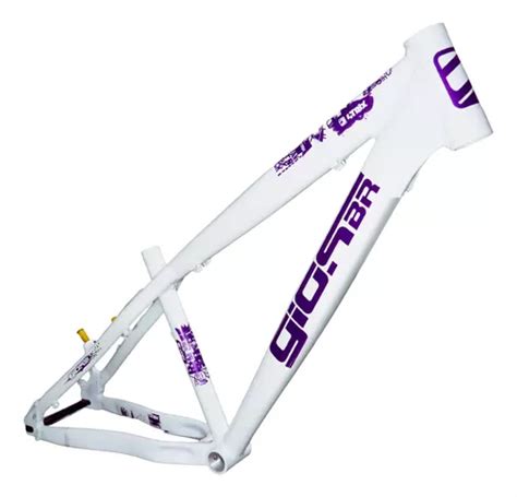 Quadro Gios Trix Wheeling Bike Branco Roxo Nova Linha Frete Gr Tis